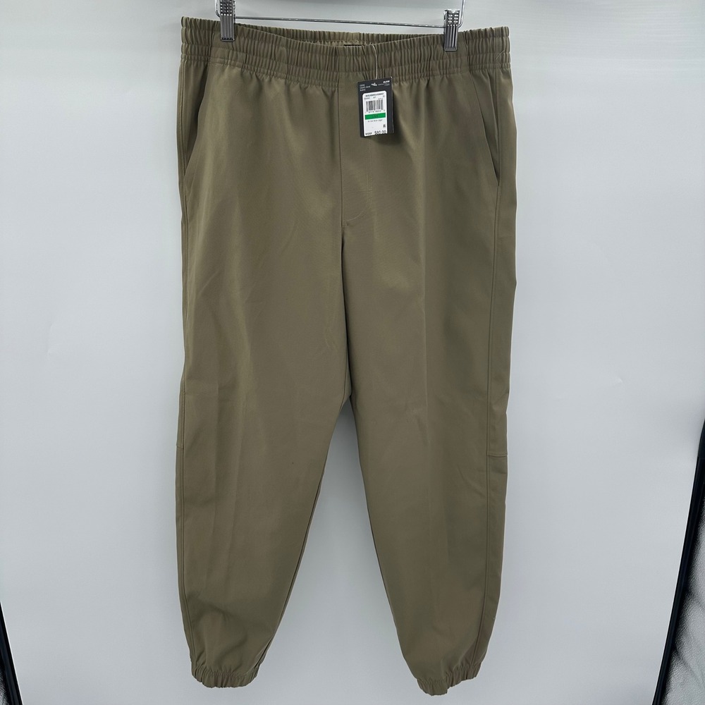Under Armour Mens Icon Woven Jogger Pants Khaki Brown 6000663 Size Large NEW NWT
